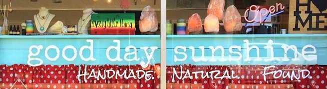 Good Day Sunshine - Natural.  Handmade.  Found.